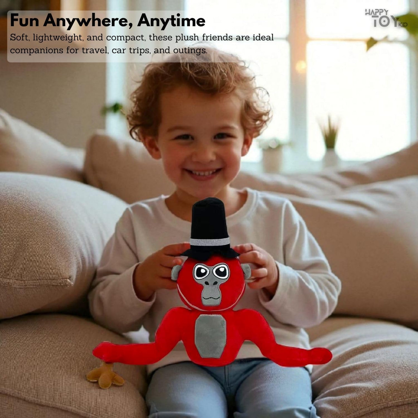 HappyToy Kid Juguetes de peluche \u2013 Juego de 4 animales de pelu...