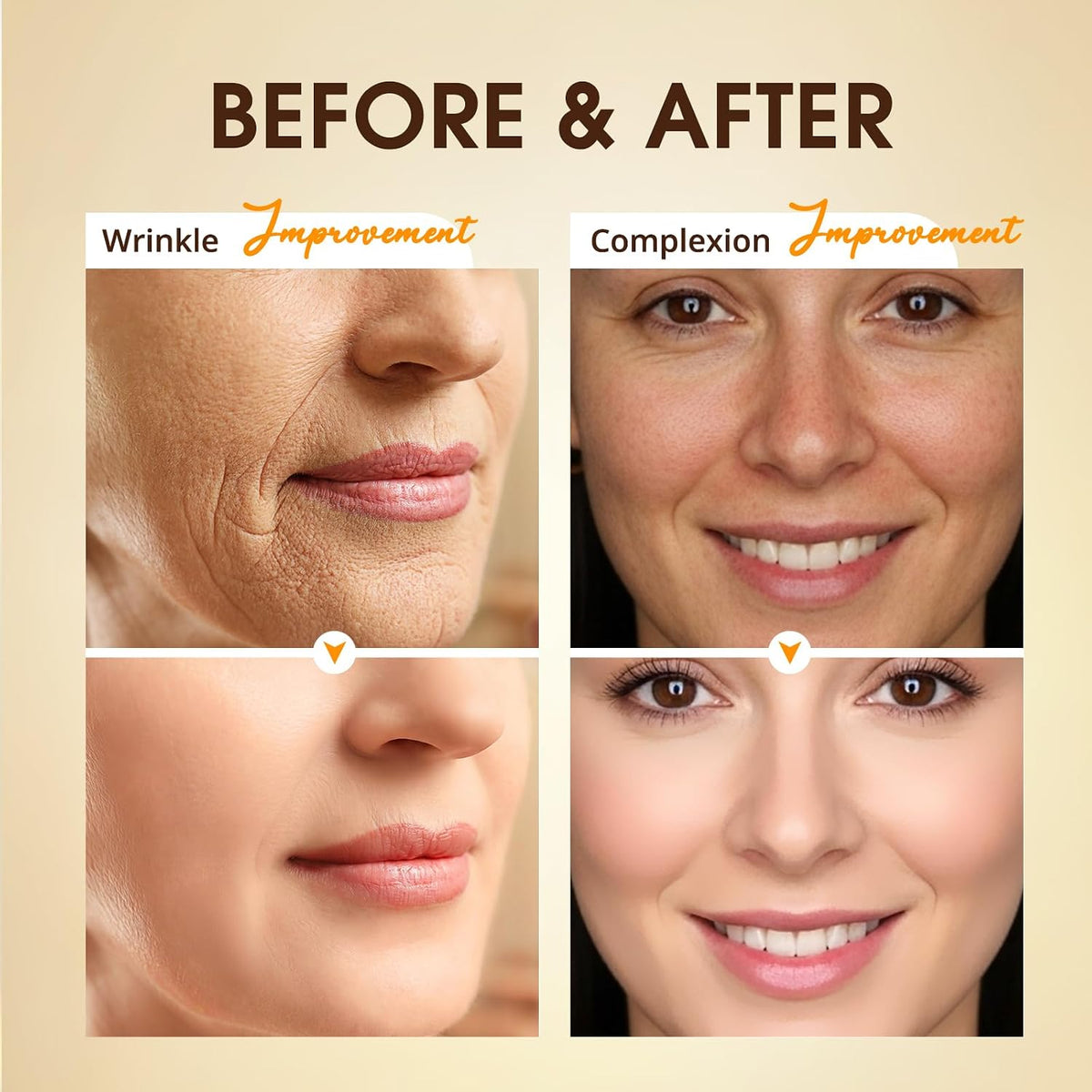 BIYSBER Suero de colágeno de retinol para la cara: suero facial que...