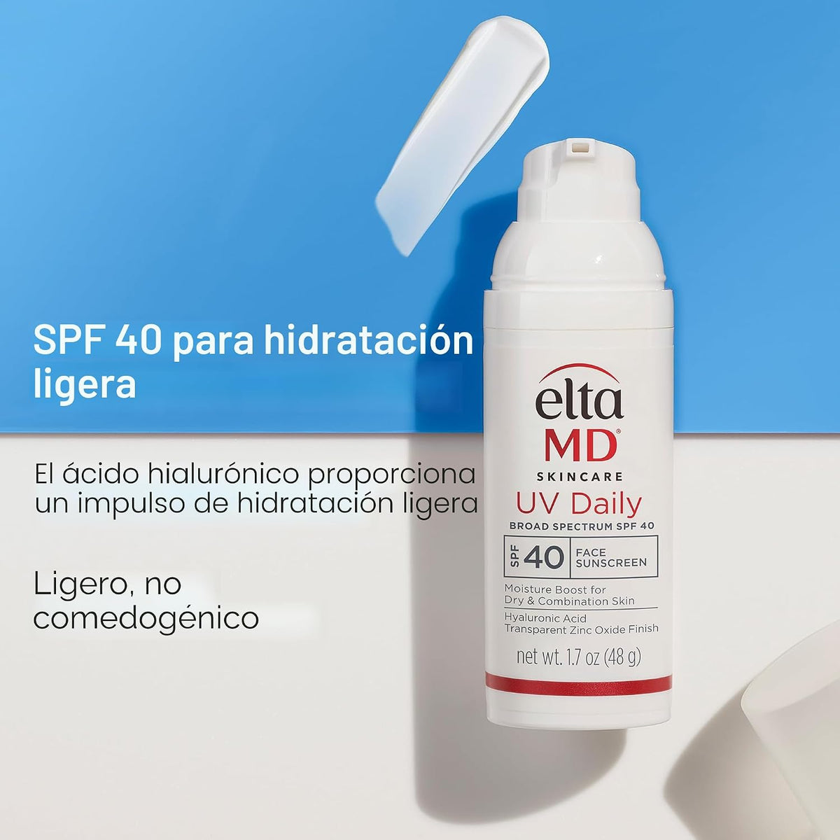 EltaMD Crema hidratante facial UV Diaria SPF 40 | Hidrata y protege...