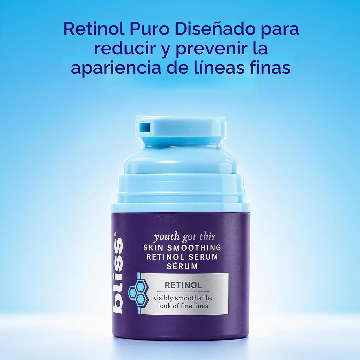 Bliss Youth Got This™ - Suero facial suavizante de retinol, 0.67 on...
