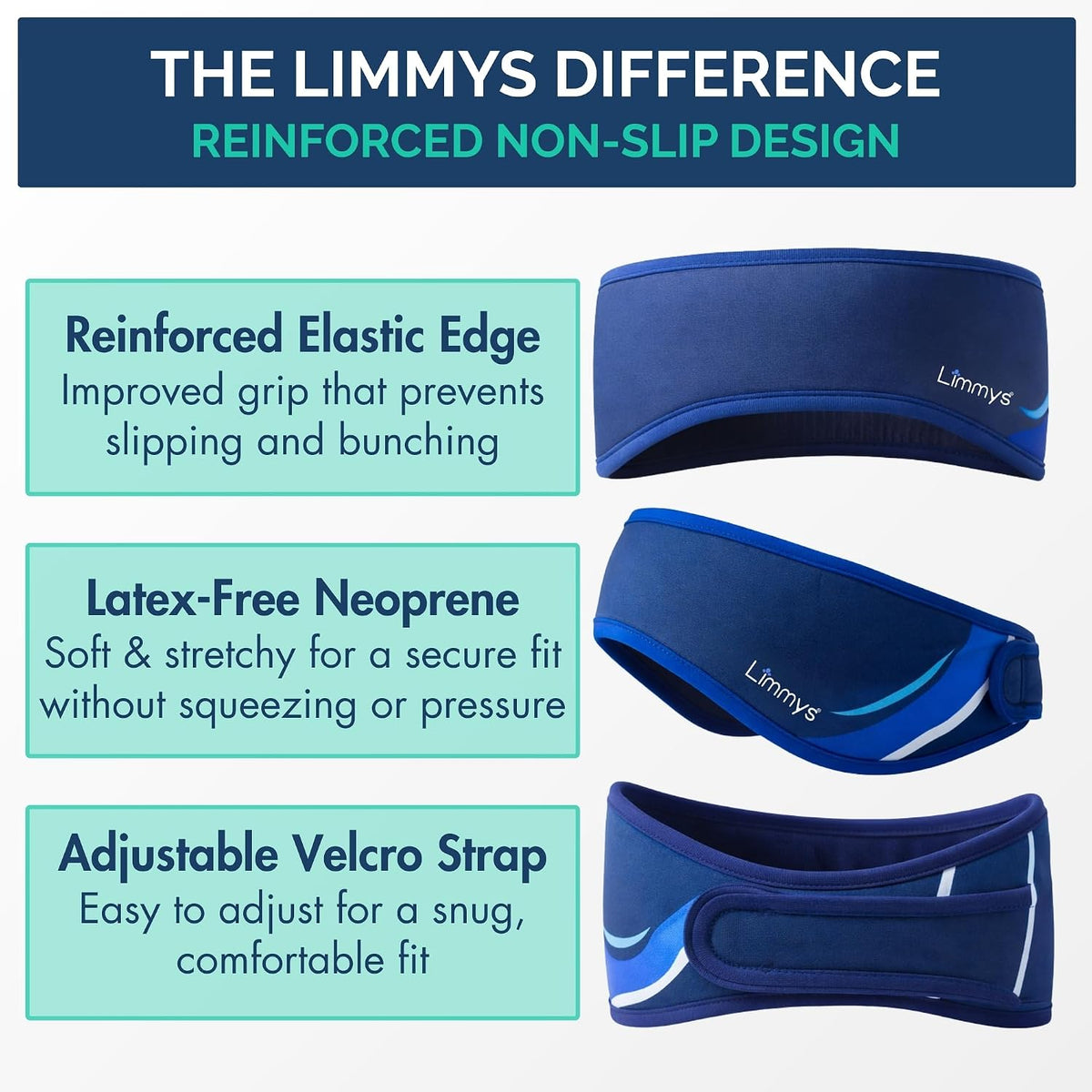 Limmys Diadema de natación para niños y adultos \u2013 Protección a...