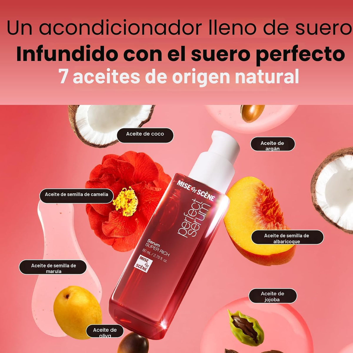 Mise En Scene Perfect Serum - Acondicionador súper rico, cuidado de...