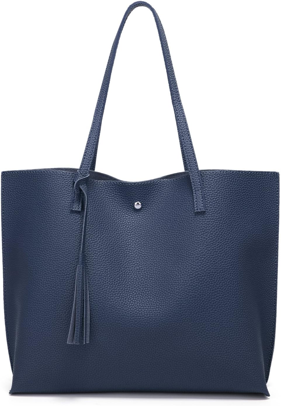 Dreubea - Bolsa de hombro y de mano de piel sintética suave para mu...