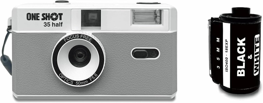 1 Shot Cámara de película de apuntar y disparar de 35mm, cámara ret...