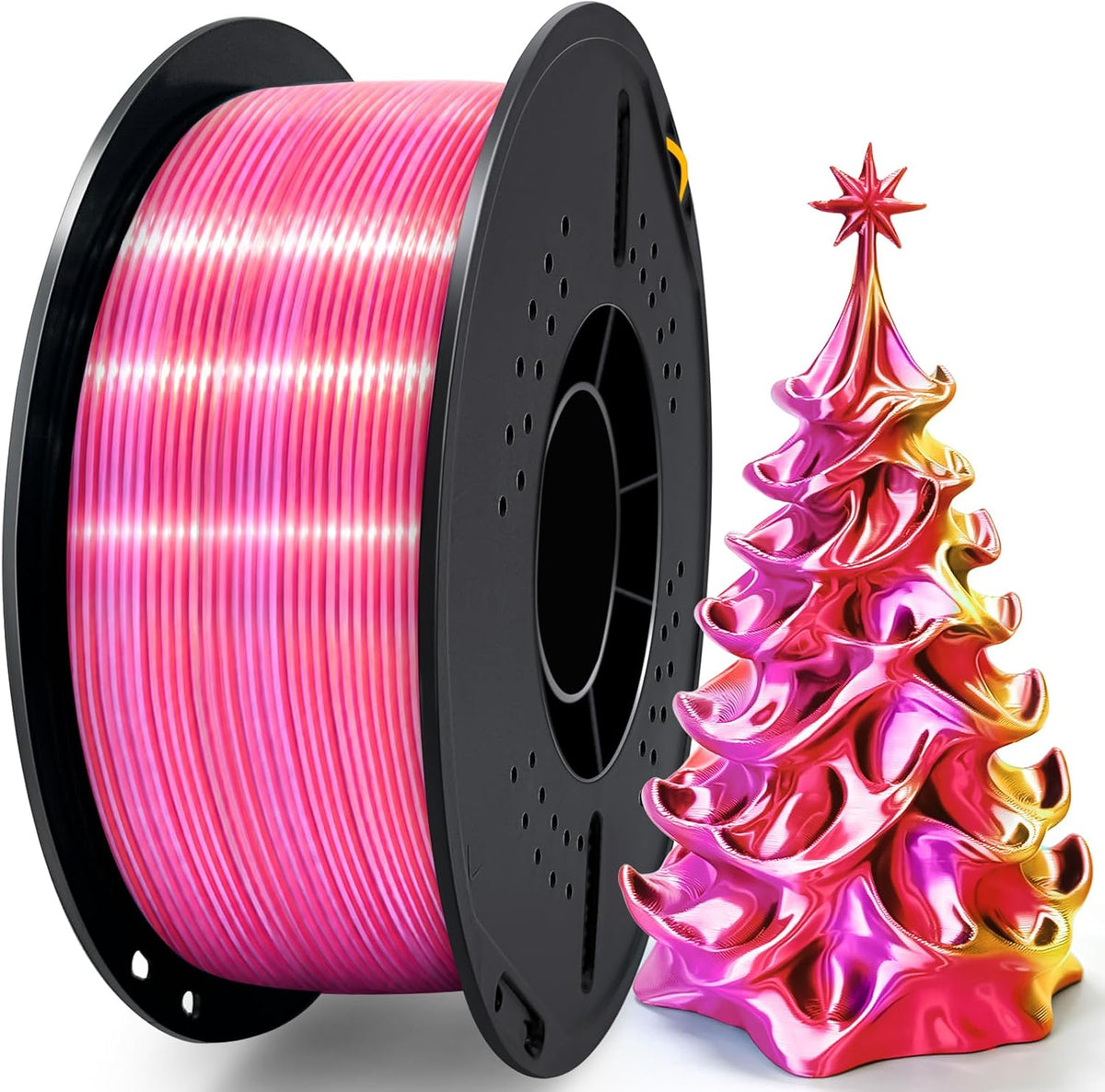 Colourbing Filamento para impresora 3D PLA + de seda tricolor de 0....