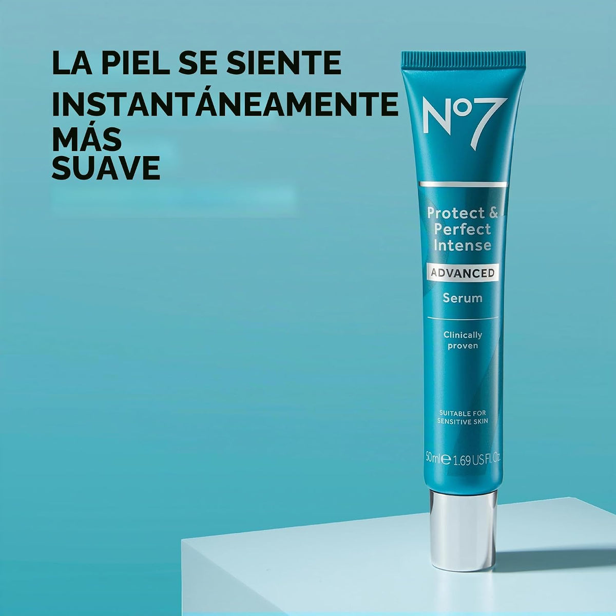 No7 Protect &amp; Perfect - Suero facial avanzado intenso, paquete...