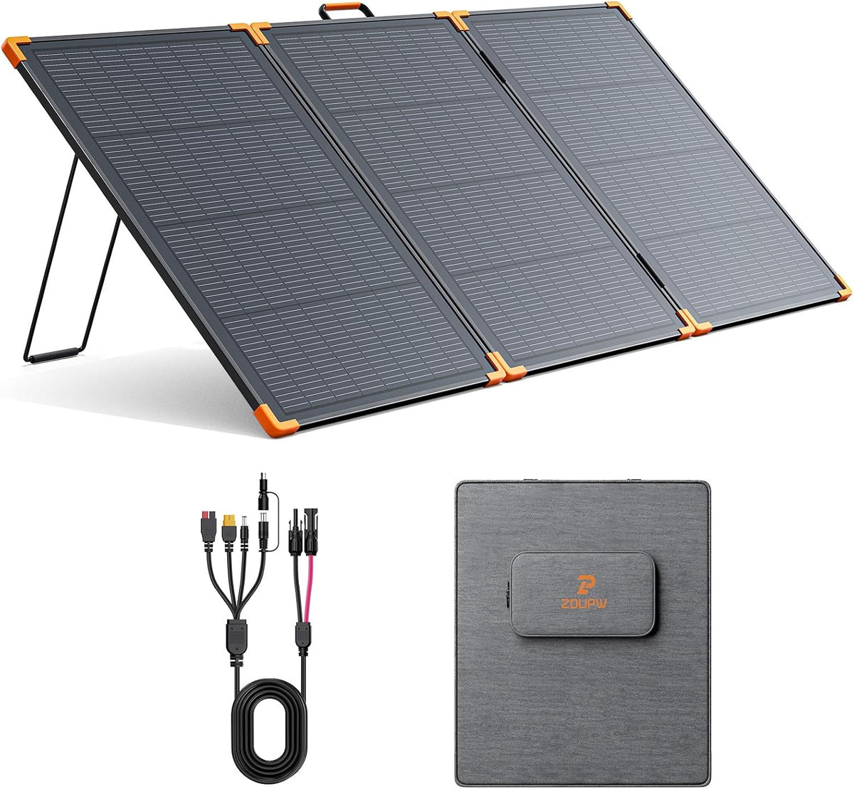 ZOUPW 230W biacial panel solar portátil N-Type 16BB para la central...