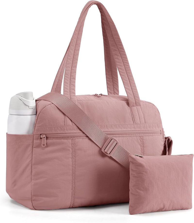 LIGHT FLIGHT Bolsa de gimnasio para mujer, bolsa de viaje ligera pa...