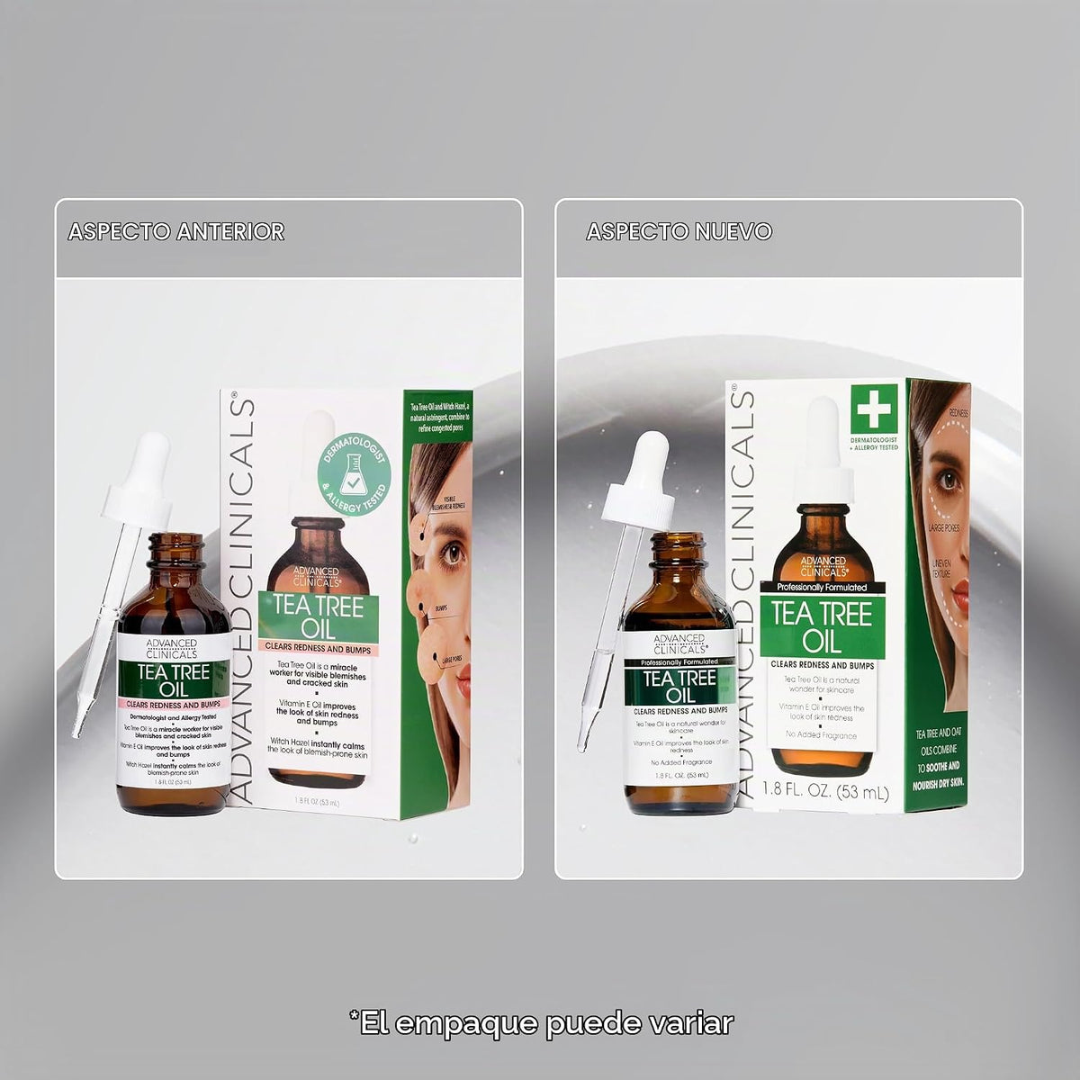 Advanced Clinicals - Suero facial de aceite de árbol de té | Suero...