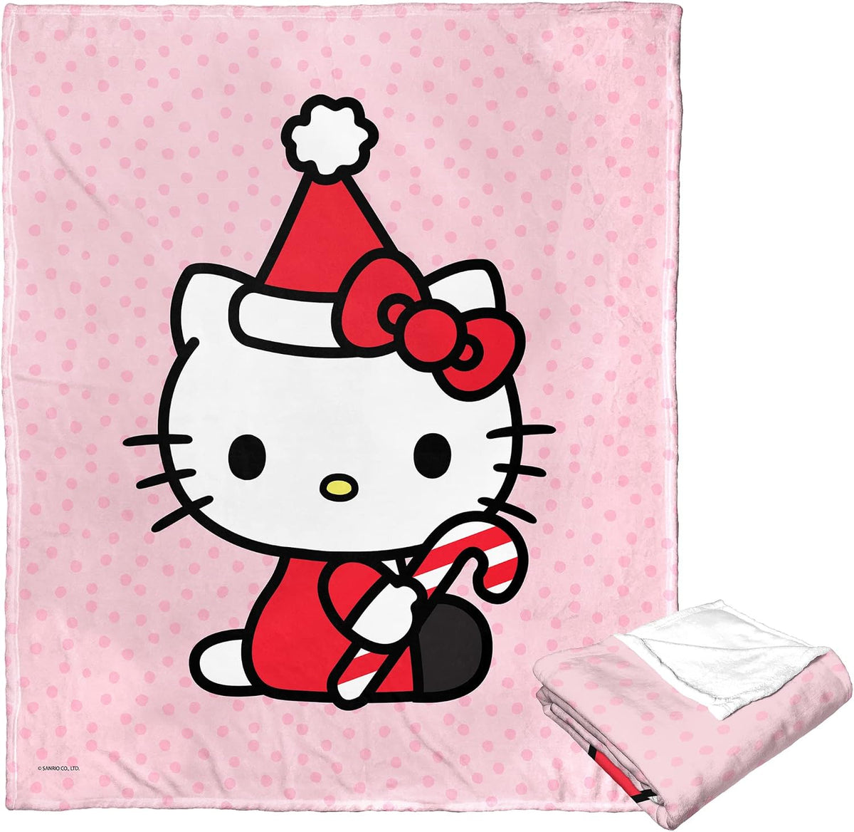 Northwest Hello Kitty - Manta de seda táctil, 50 x 60 pulgadas, bas...