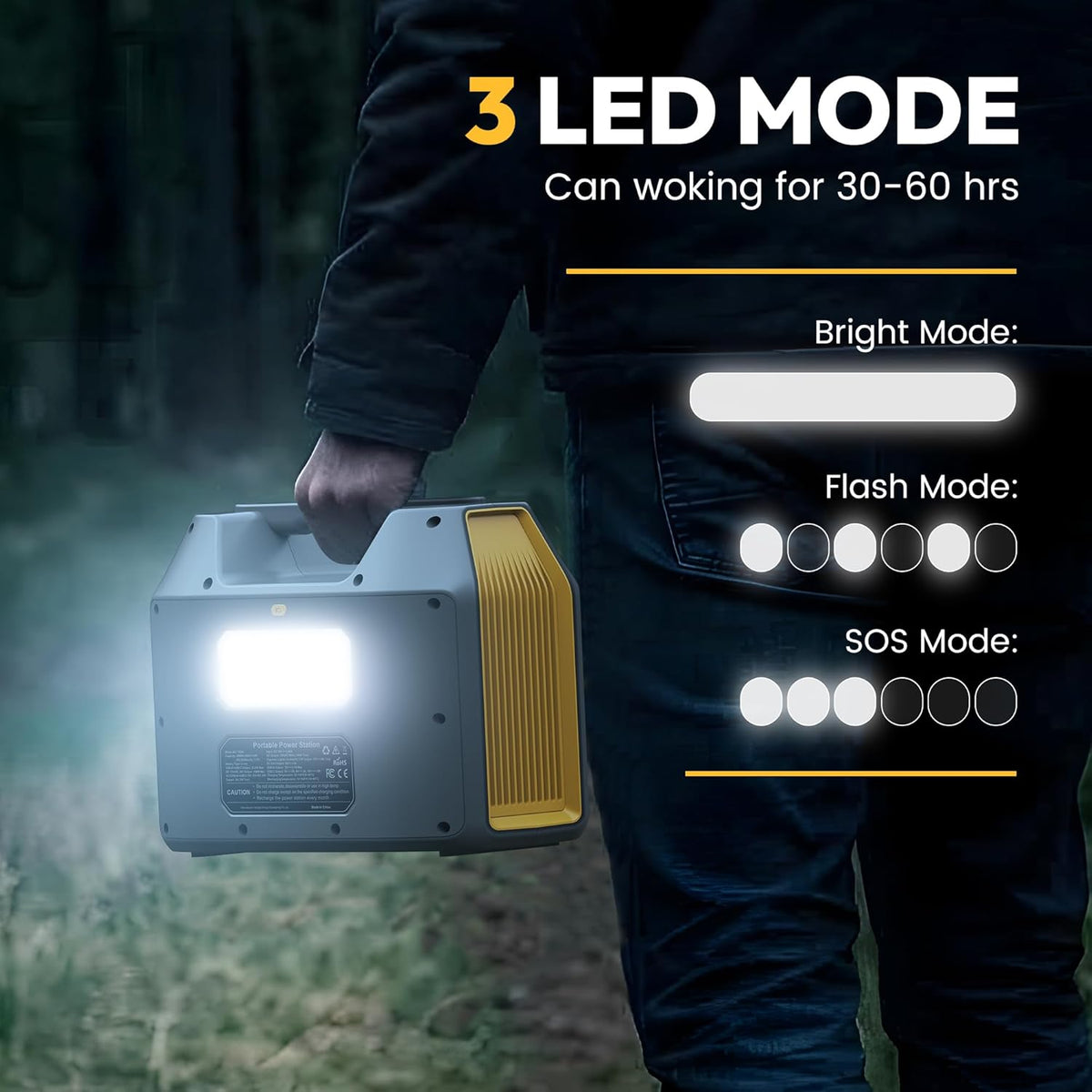 EnginStar generador solar portátil 296Wh, central eléctrica pura de...