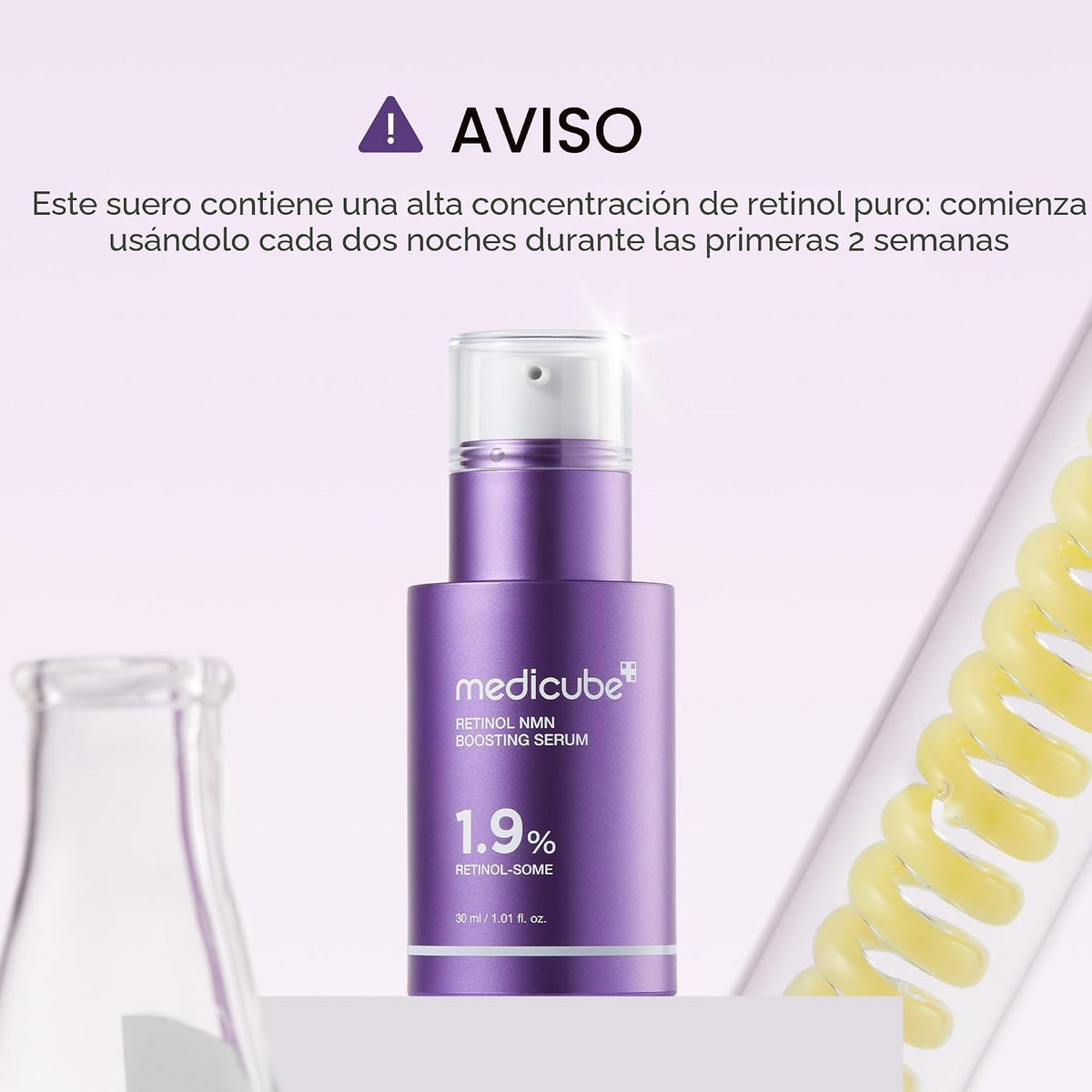 medicube Suero potenciador de retinol para el cuidado reafirmante i...
