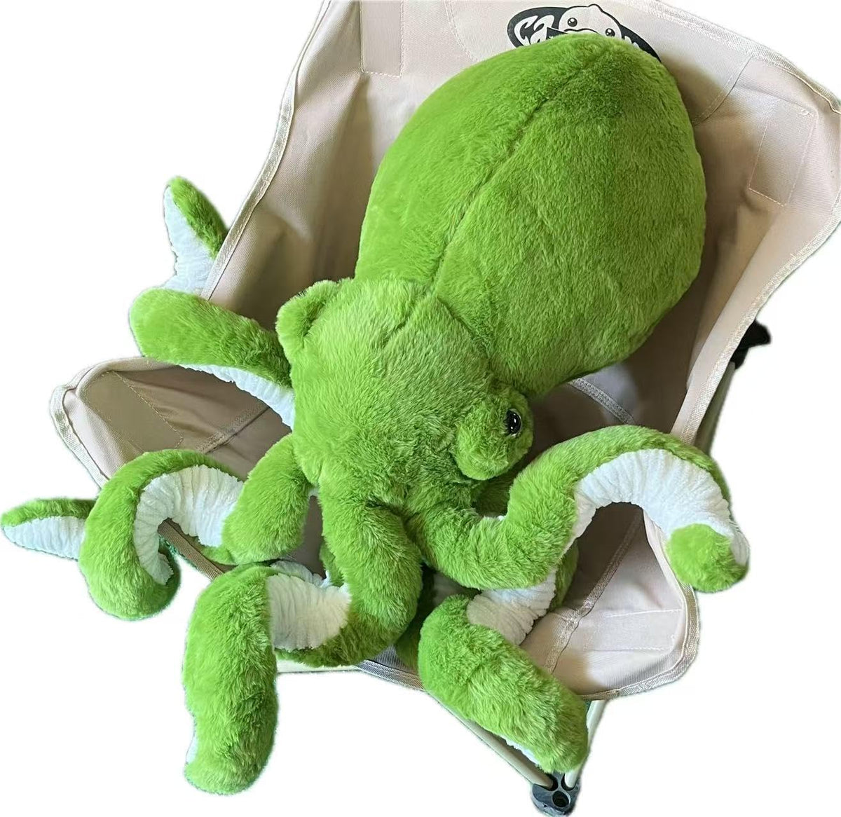 AIRROAD Pulpo gigante de peluche (verde) de 36 pulgadas de largo, t...