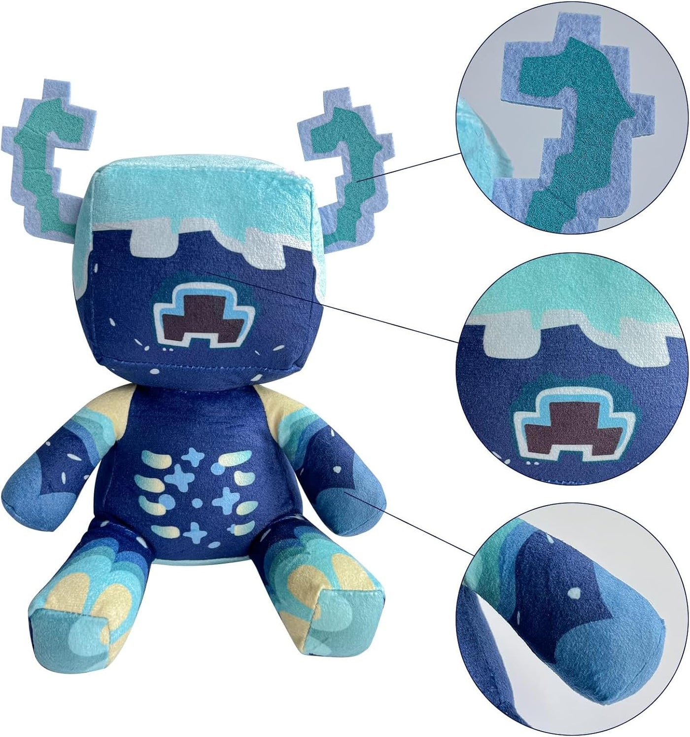 XSLWAN Warden Peluche Suave Juguete Cojín Decorativo para Fanáticos...