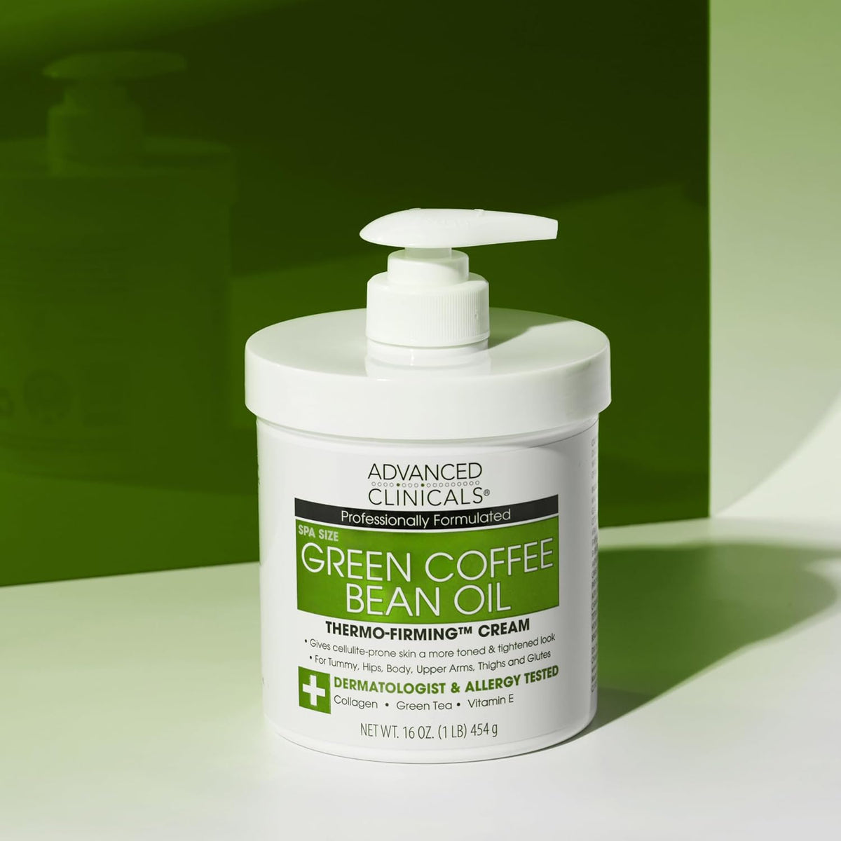 Advanced Clinicals Crema corporal termoreafirmante de grano de café...