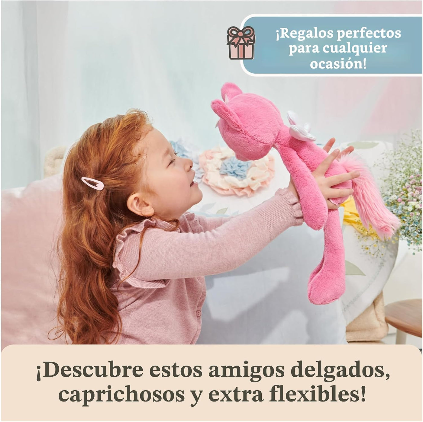 GUND Amigos para llevar de peluche, conejita de ballet, animal de p...