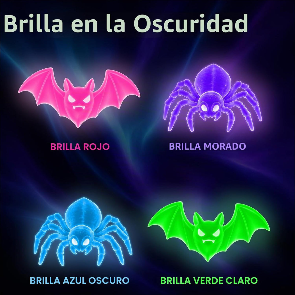 Paquete de PLA+ que brilla en la oscuridad, rojo\/azul cielo\/verde...