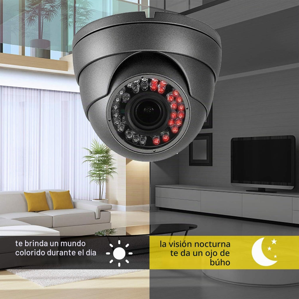 Cámara CCTV analógica HD 1080P 4 en 1 (TVI\/AHD\/CVI\/CVBS) Cámara...