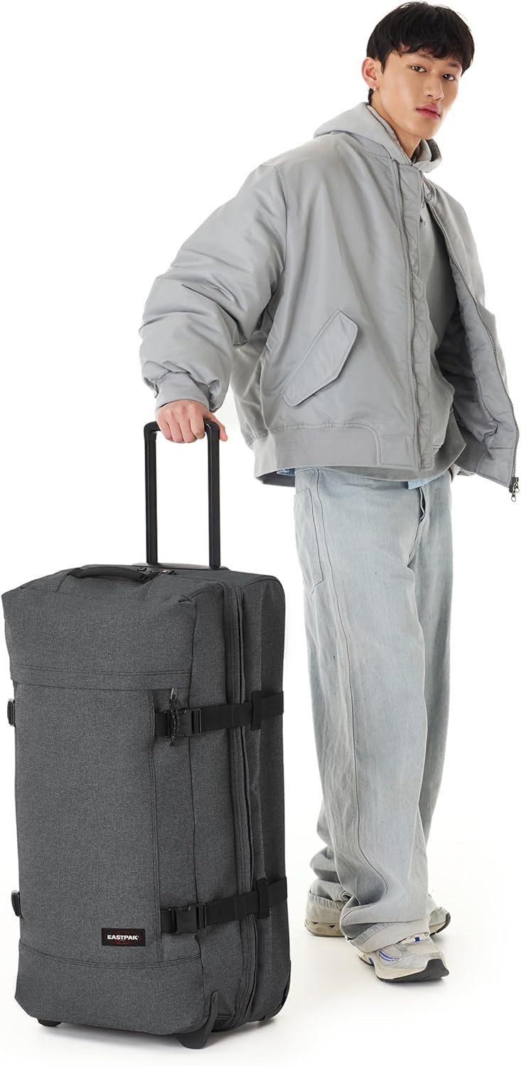 Eastpak Tranverz L - Maleta grande con ruedas de 121L con compartim...