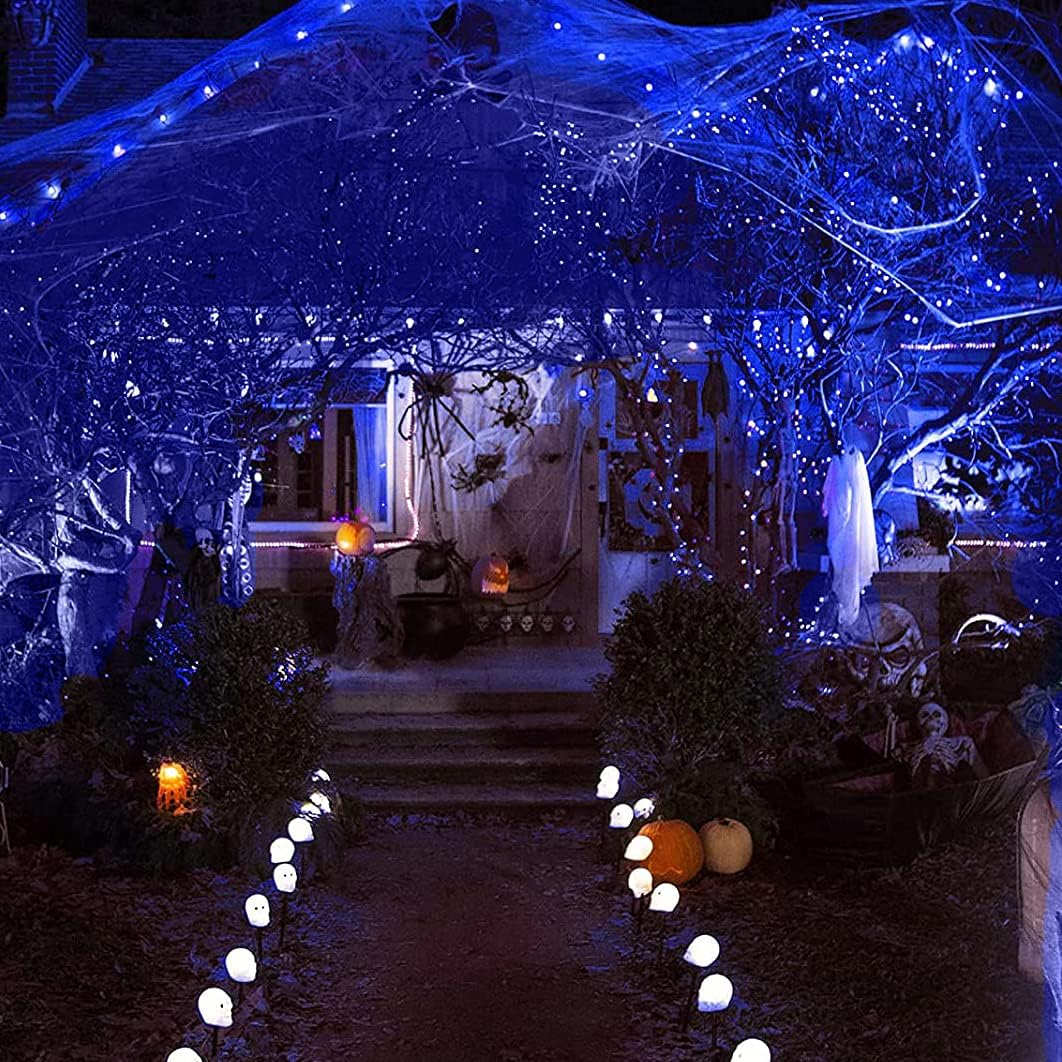 Guirnalda de luces navideñas conectables de 88 pies y 240 LED para...