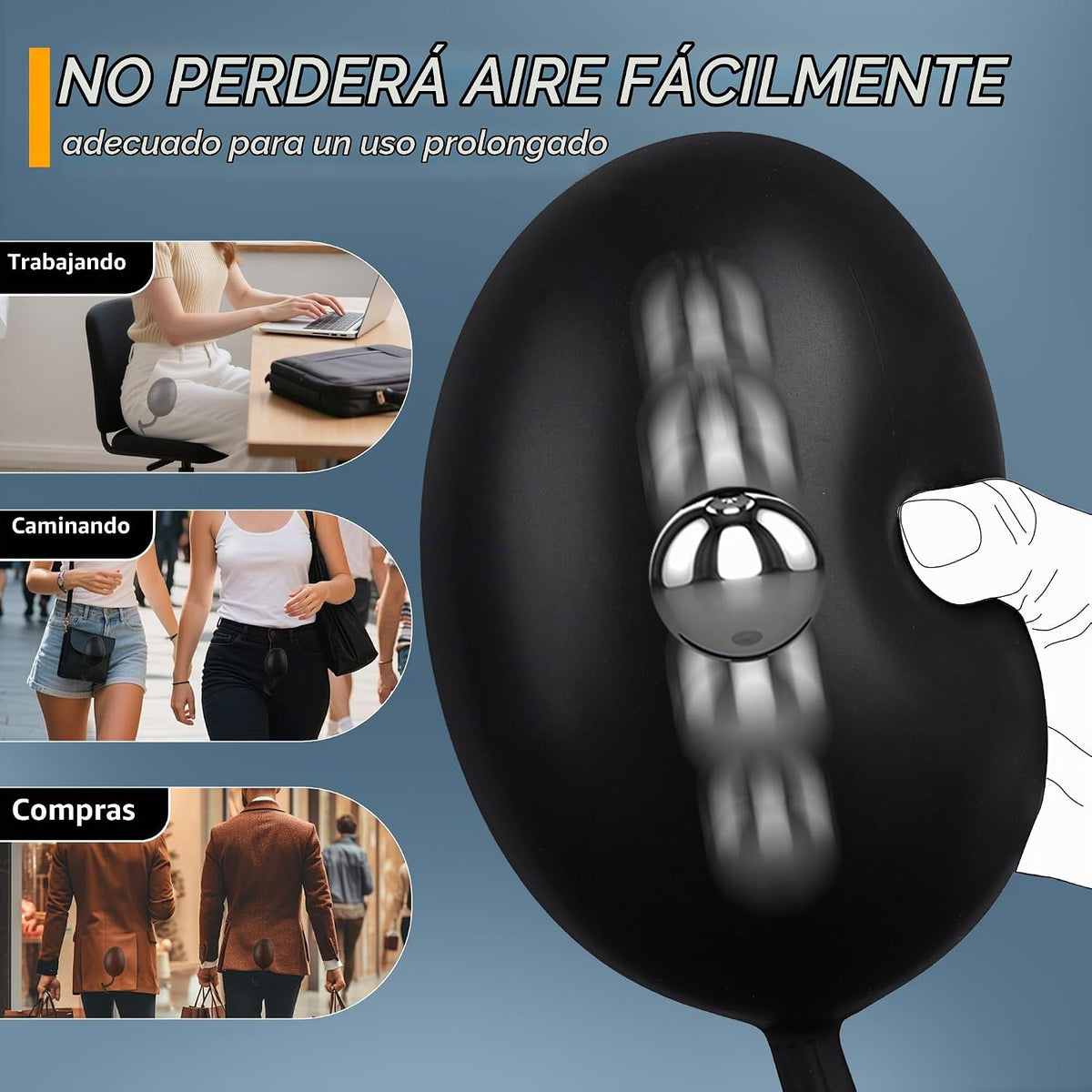 Tapón Anal Inflable Tapón Anal Grande - AMPLPUMP Consolador Inflabl...