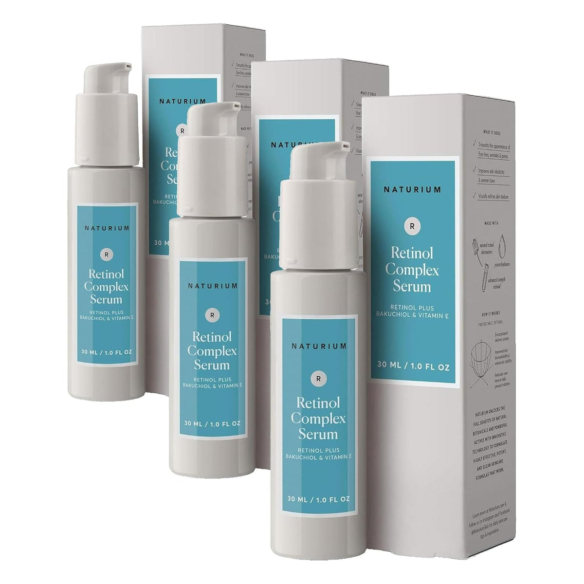 Naturium Retinol Complex Serum, retinoles encapsulados y bakuchiol,...