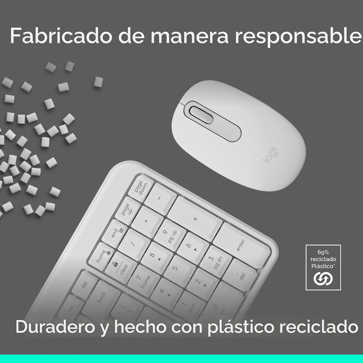 Logitech MK250 Combo de teclado y mouse inalámbricos Bluetooth comp...