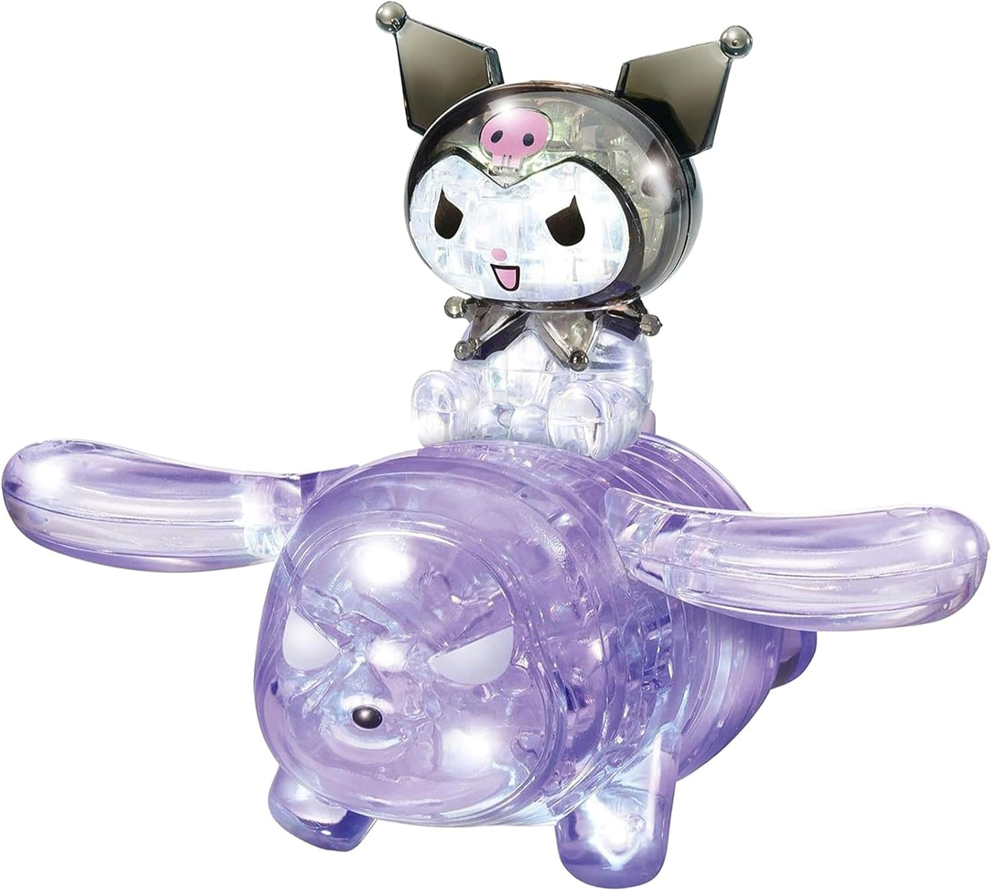 Hanayama 38 piezas Crystal Gallery Sanrio Kuromi Rompecabezas 3D