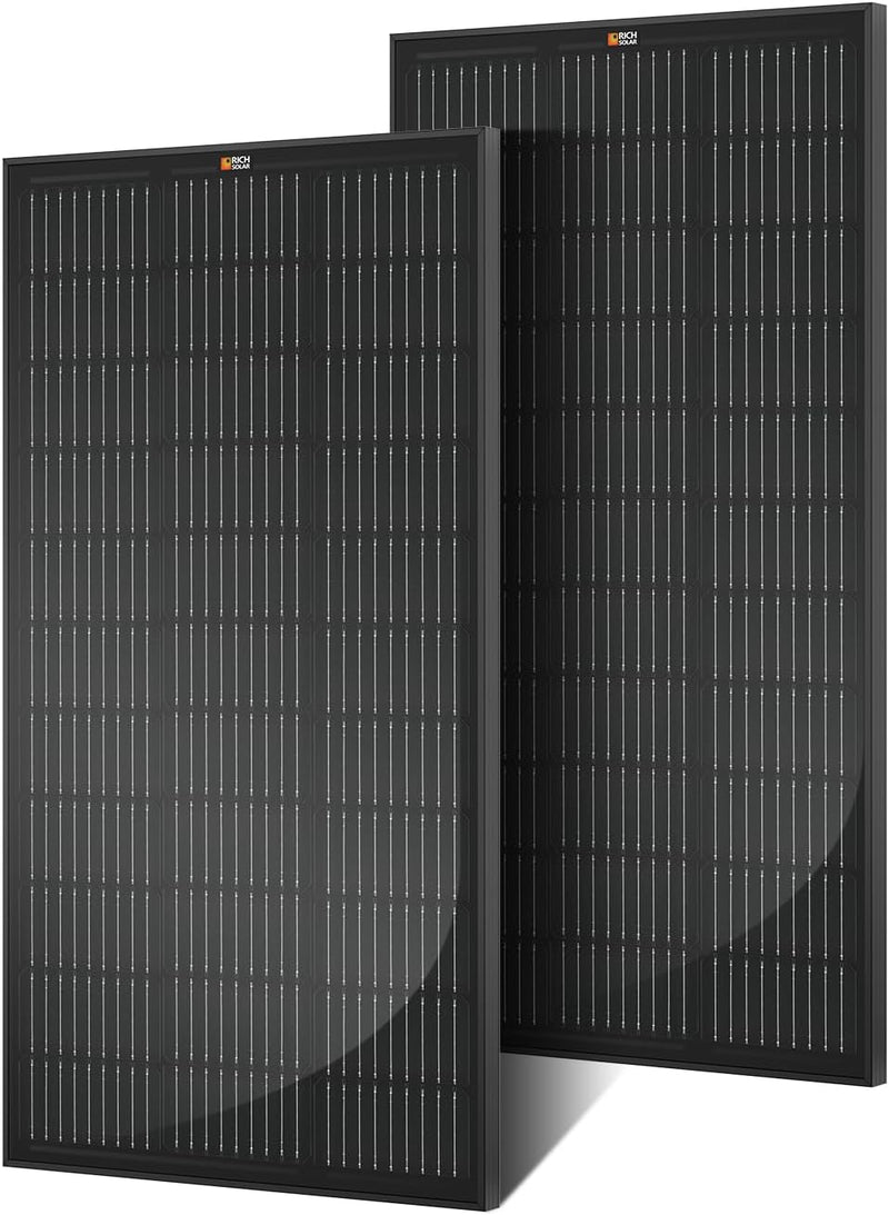 RICH SOLAR Panel solar monocristalino de 200 vatios y 12 voltios, p...