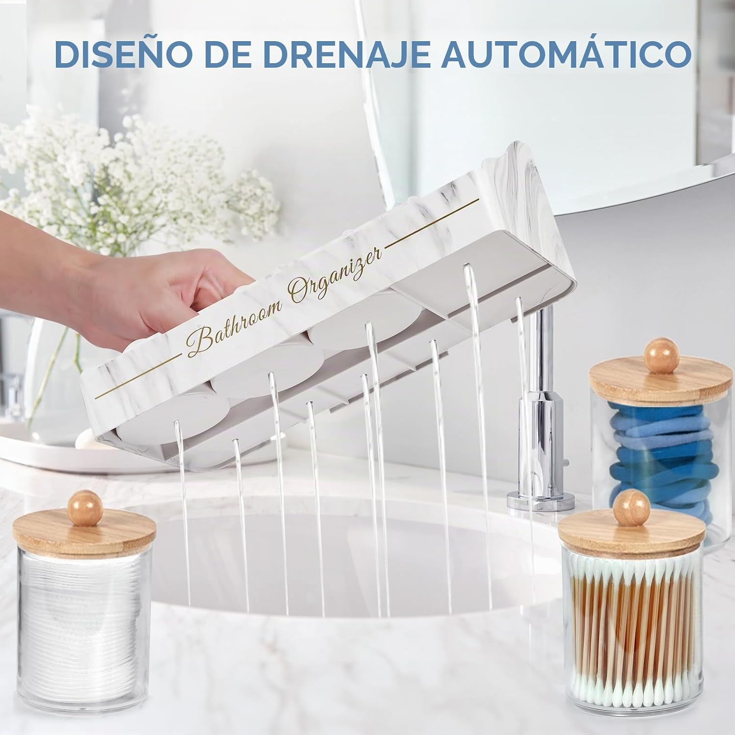 Tucao Portacepillos de dientes, Portacepillos de baño con 6 ranuras...