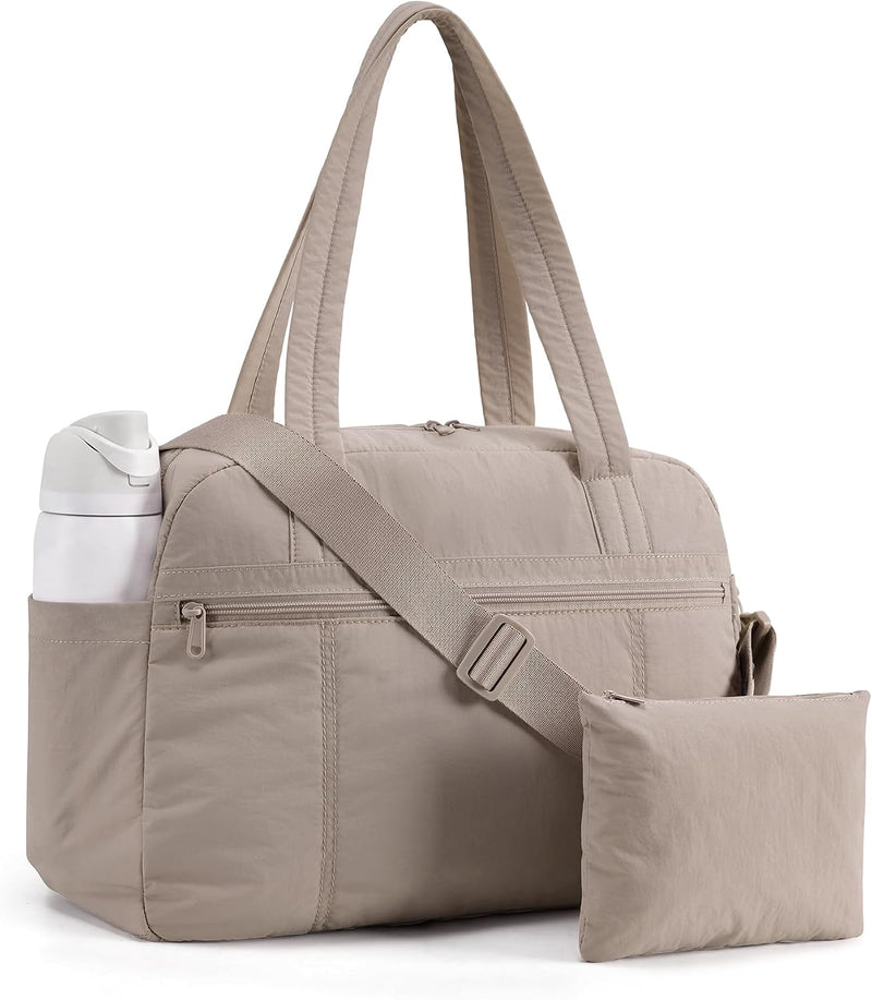 LIGHT FLIGHT Bolsa de gimnasio para mujer, bolsa de viaje ligera pa...