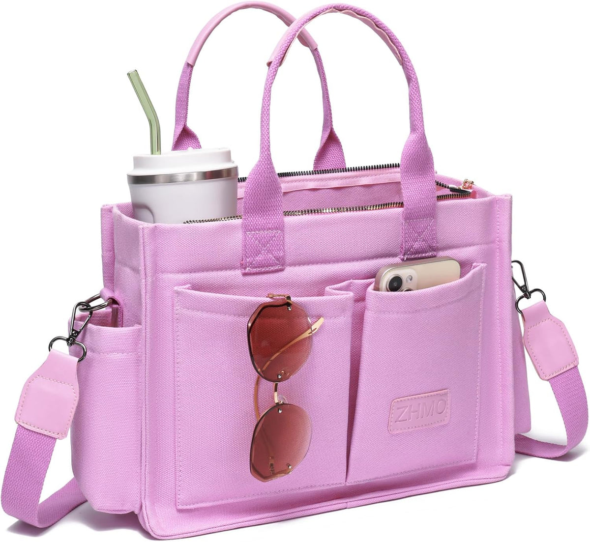 ZHMO Bolso de lona para mujer, bolsos cruzados para mujer, bolsos d...