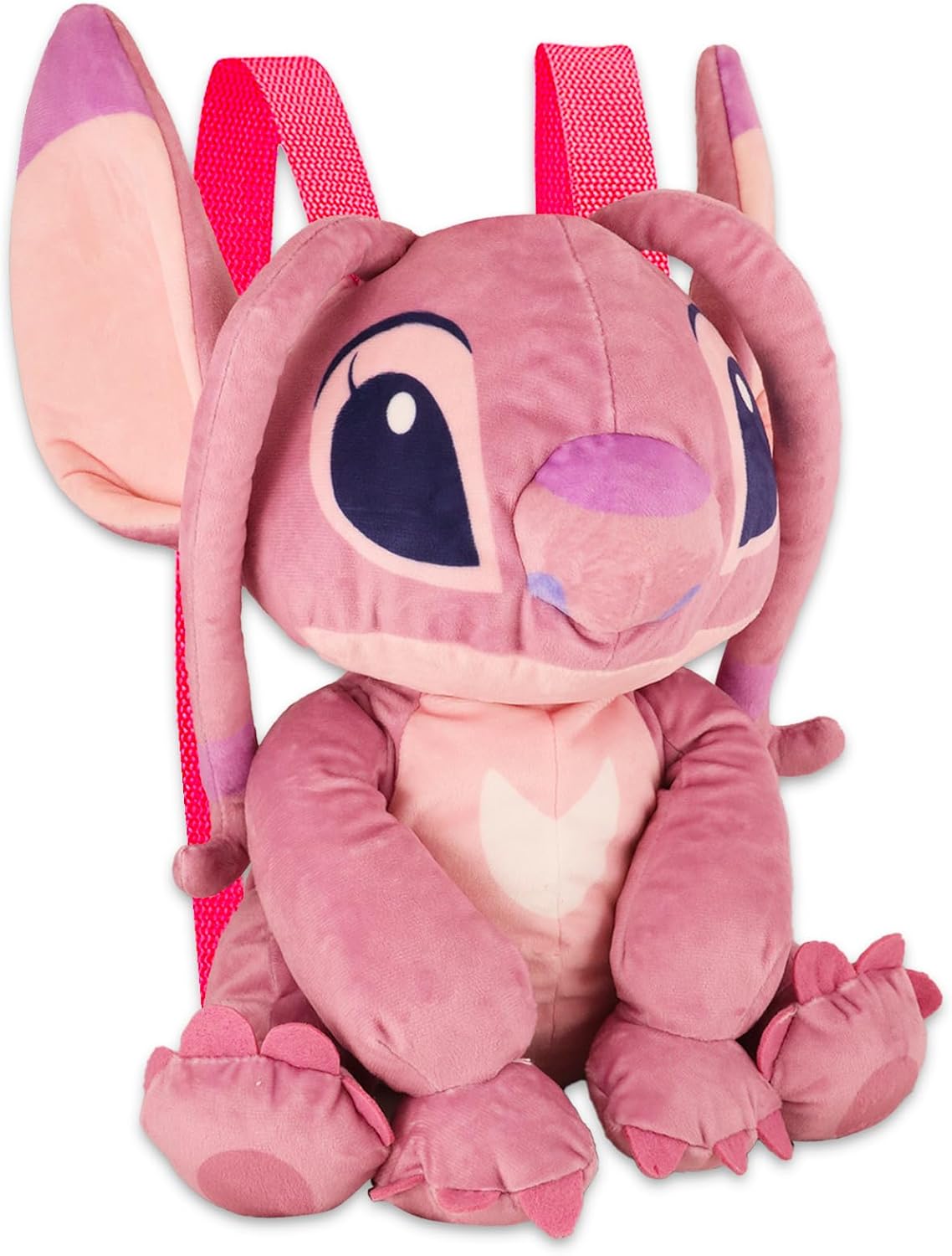 Disney Lilo &amp; Stitch Angel - Juego de mochila de felpa de ángel...