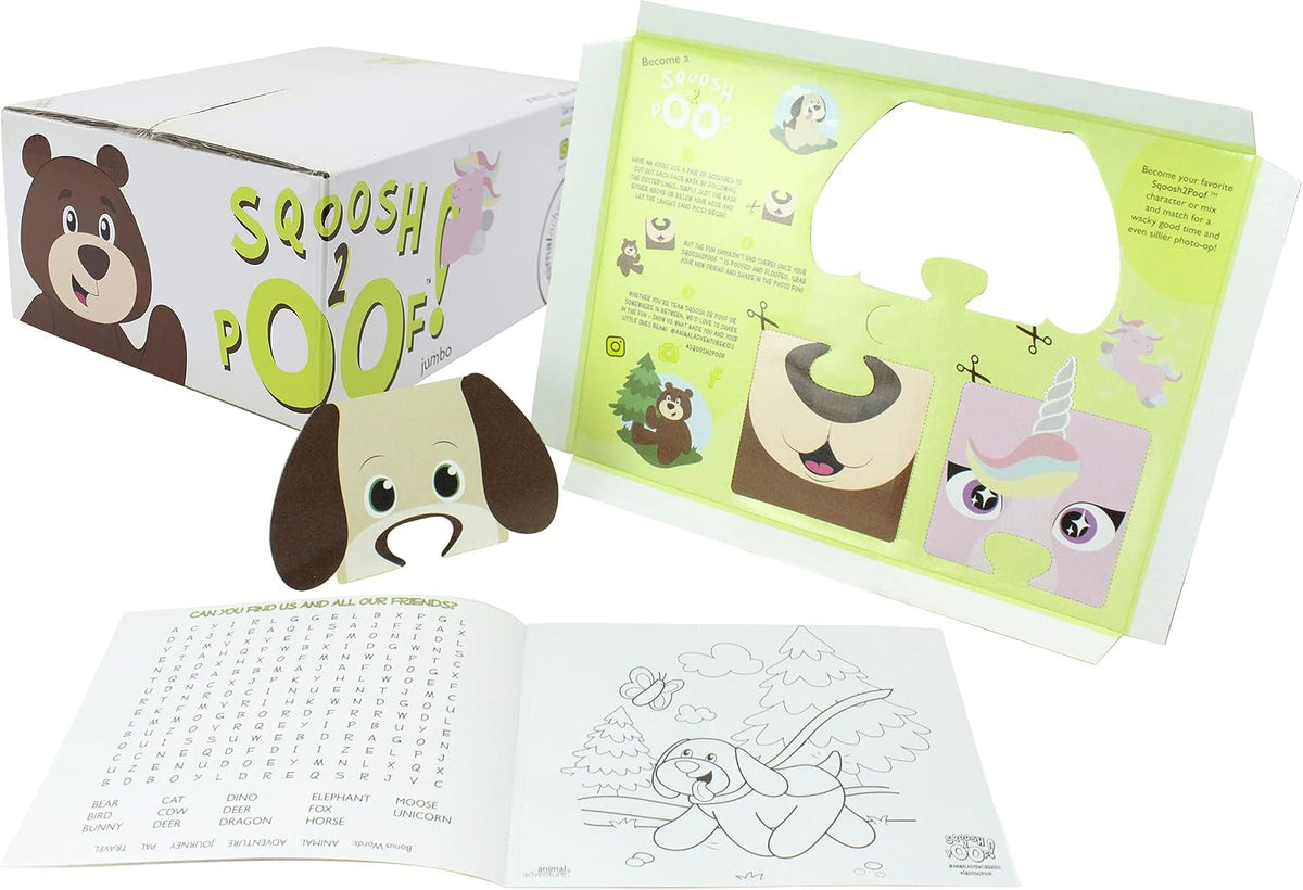 Animal Adventure® | Sqoosh2Poof™ | Personaje de peluche gigante com...