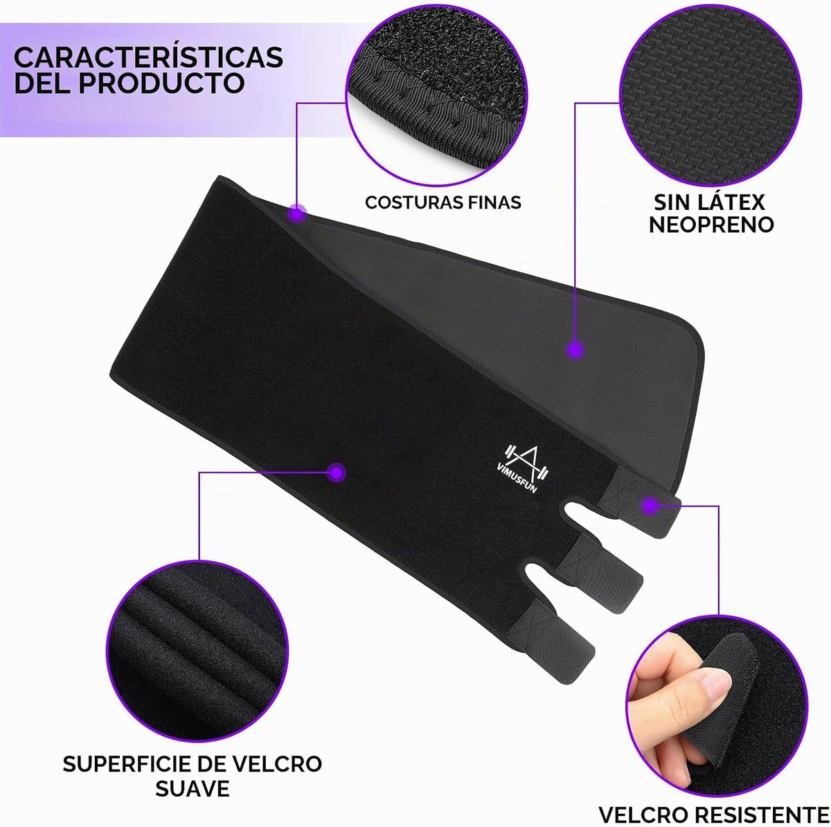 VIMUSFUN Cinturón recortador de cintura para hombres, banda para el...
