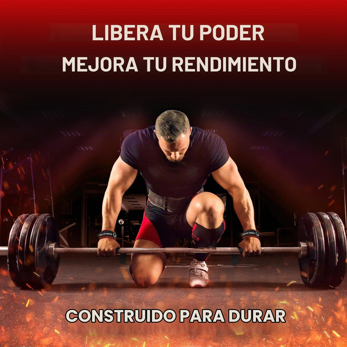 TECEUM Correas de levantamiento para levantamiento de pesas, gimnas...