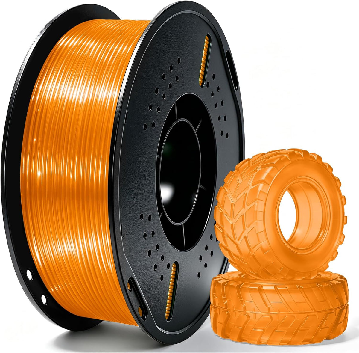 Colourbing Filamento flexible de TPU 95A para impresora 3D, suave y...
