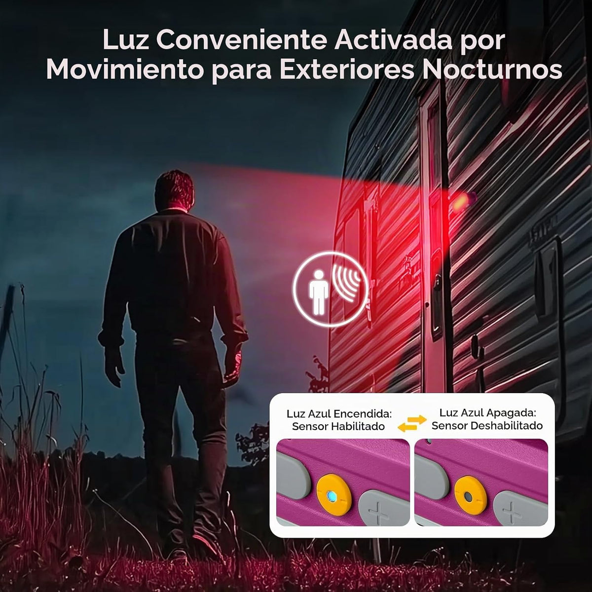 BougeRV Camping Light AL01, tienda de campaña recargable para área...