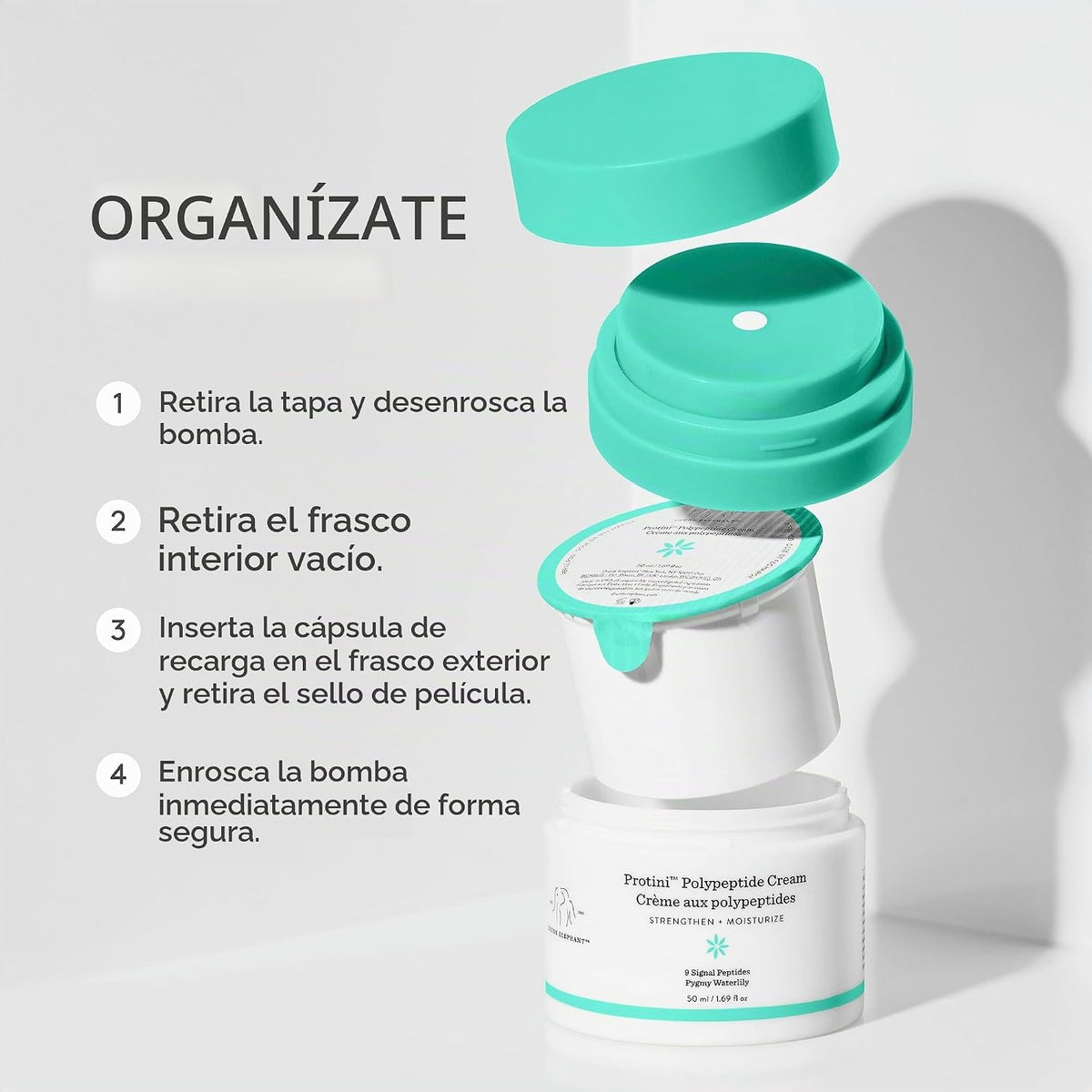 Drunk Elephant Protini Polypeptide Cream - Crema hidratante reafirm...