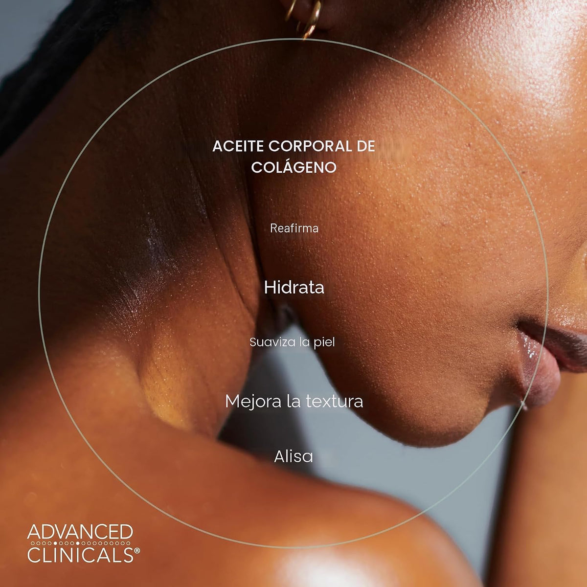 Advanced Clinicals Aceite de Colágeno Hidratante para Cuerpo y Desp...