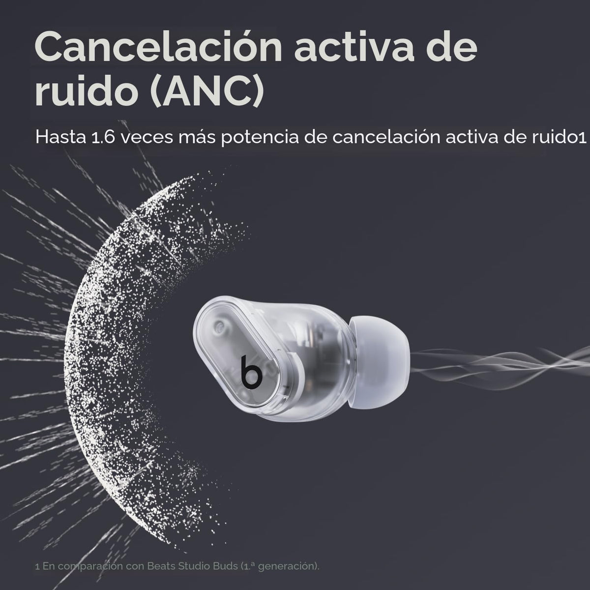 Beats Studio Buds + con adaptador de corriente USB-C de 20 W de App...