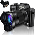 Cámara digital 4K para fotografía, cámara de vlogging de enfoque au...