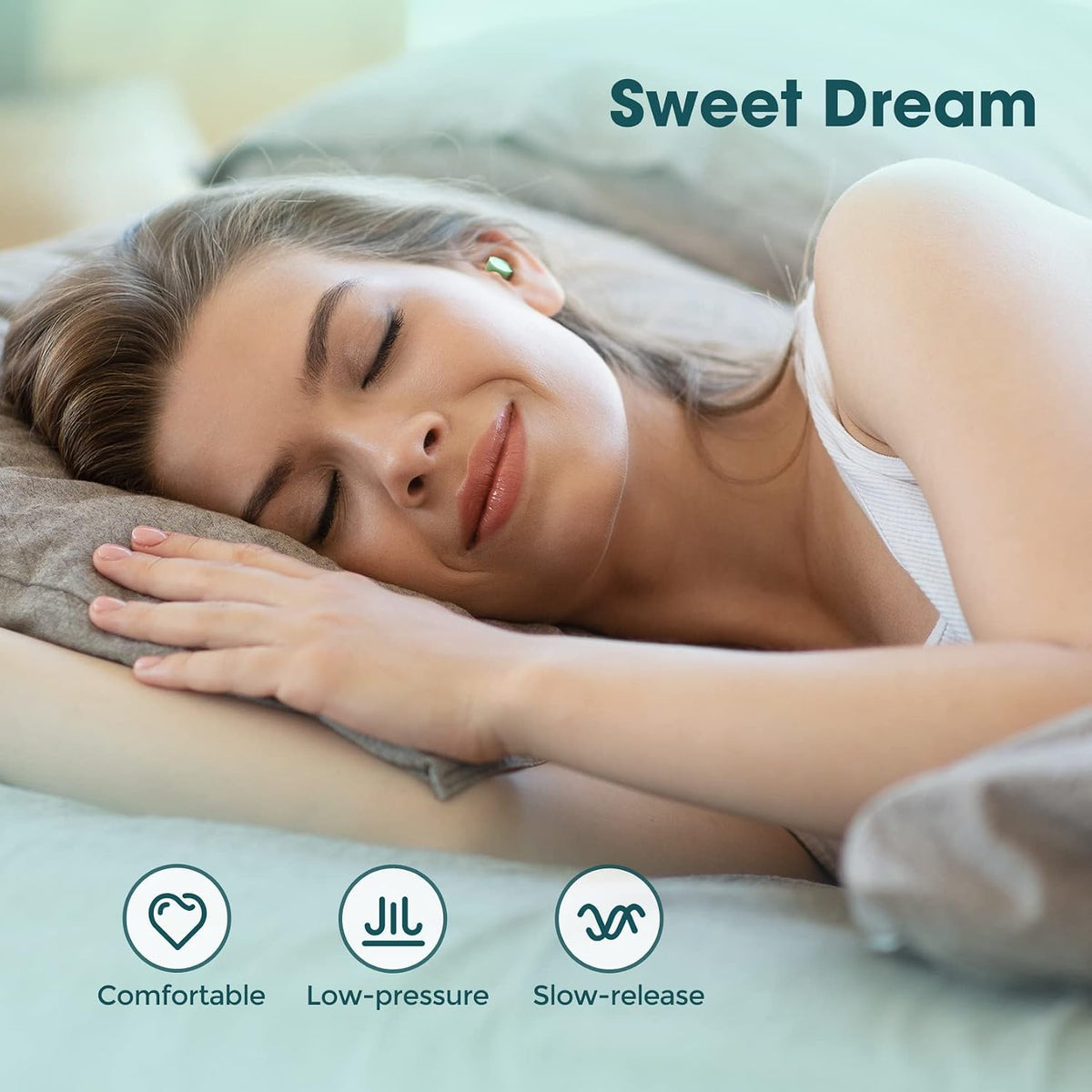 Tapón para los oídos ultra suave para dormir, 120 unidades de tapon...