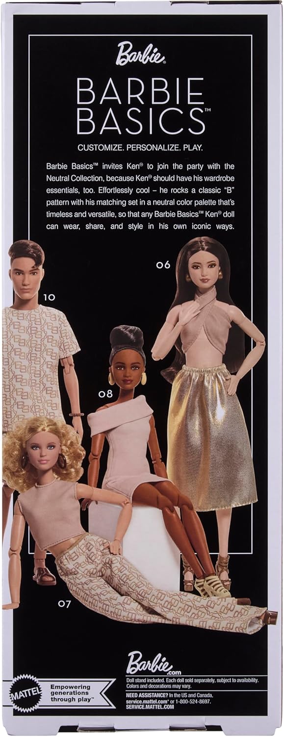 Barbie Básicos Modelo Coleccionista Ken Doll | Muñeca de moda Brune...