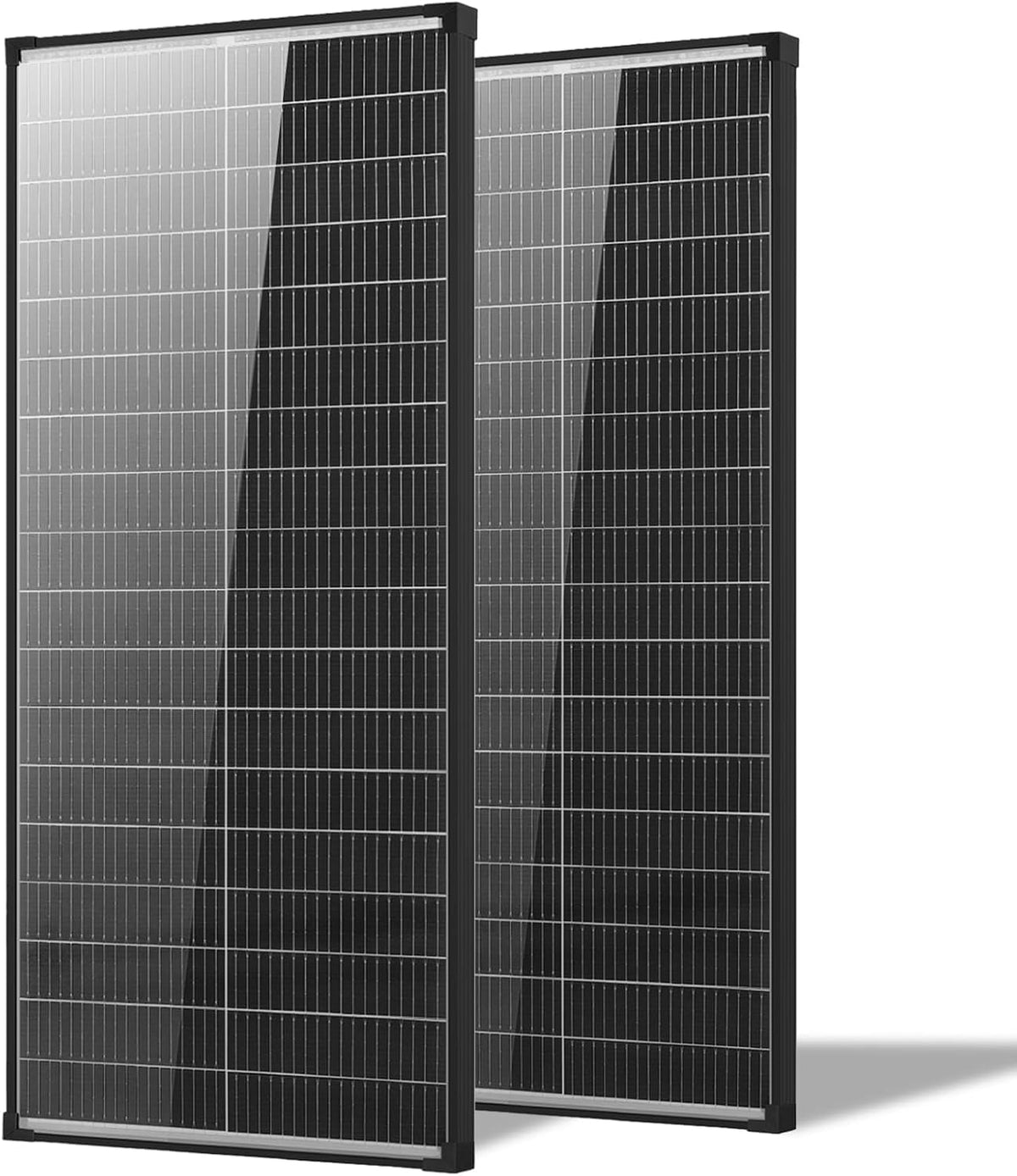 Panel solar de 200 vatios, 2 paneles solares bifaciales de 100 W, 1...