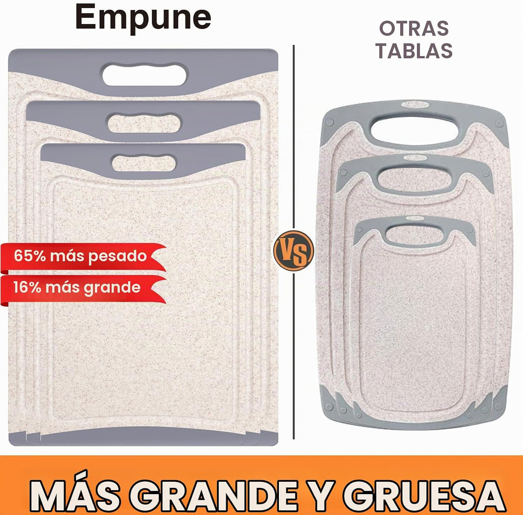 Tablas de cortar extra grandes, tablas de cortar de plástico para c...