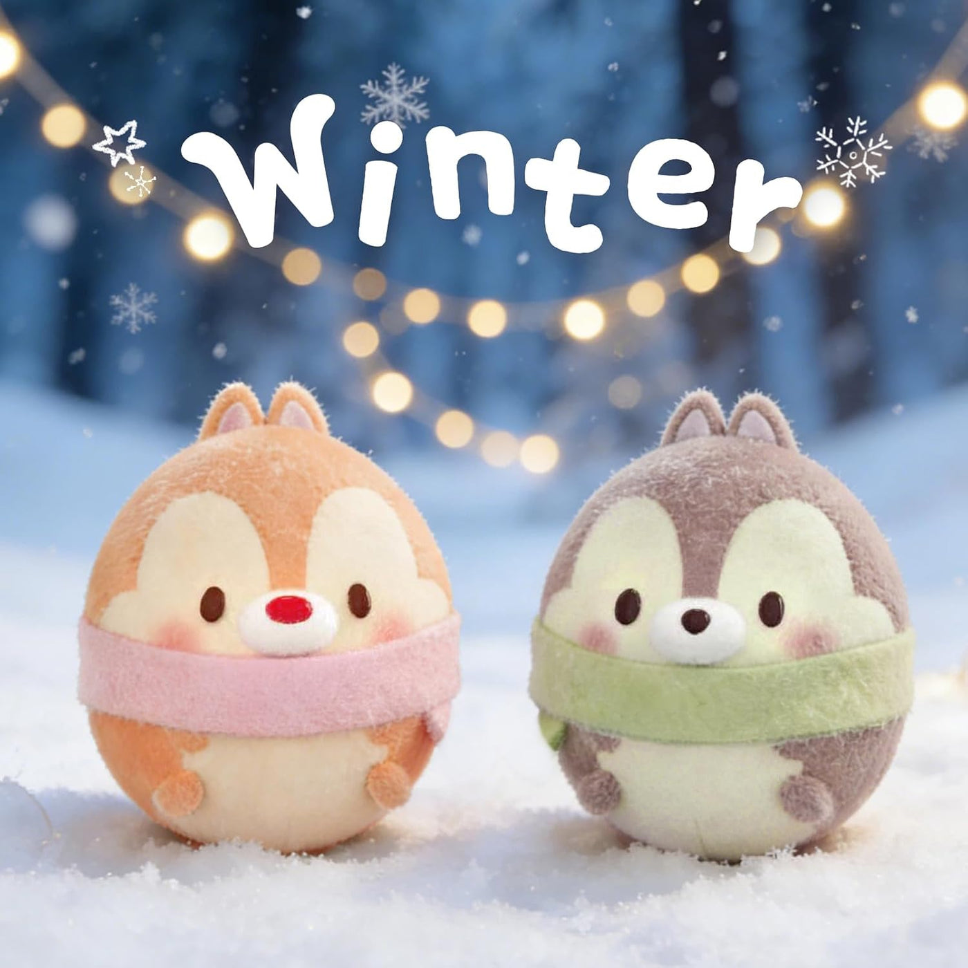 MINISO Disney Stitch, Winnie the Pooh y Mickey Winter - Caja blinda...