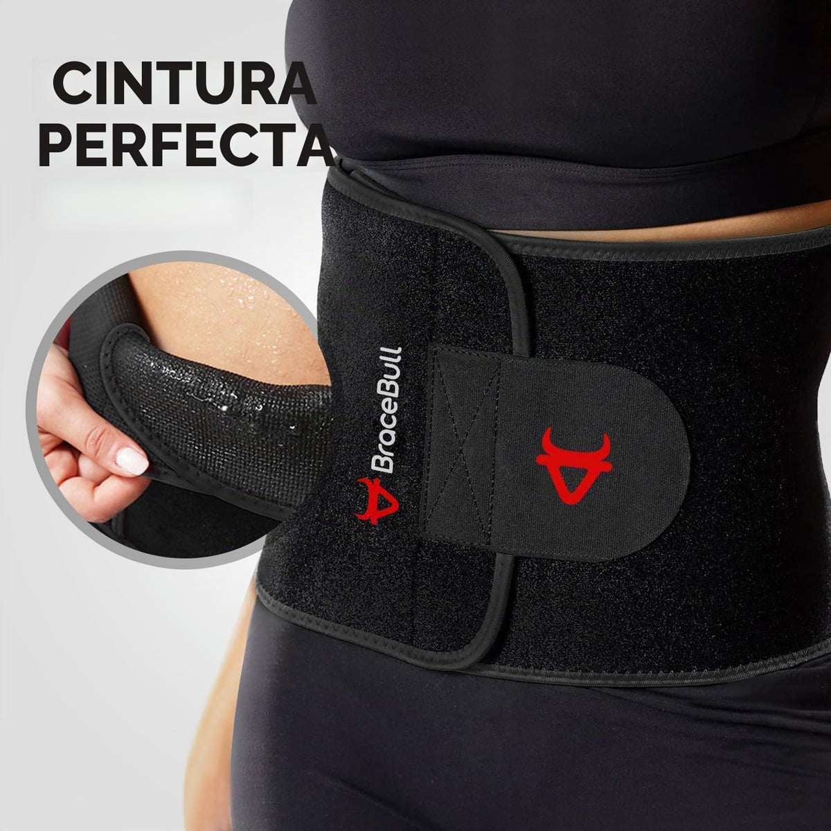 BraceBull Recortador de cintura para mujeres y hombres, banda de su...