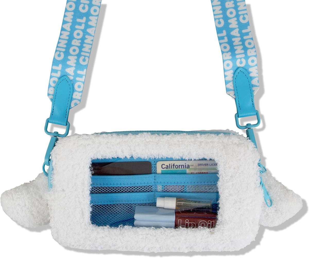 Sonix x Sanrio - Cartera de felpa para teléfono, bolsa cruzada de p...