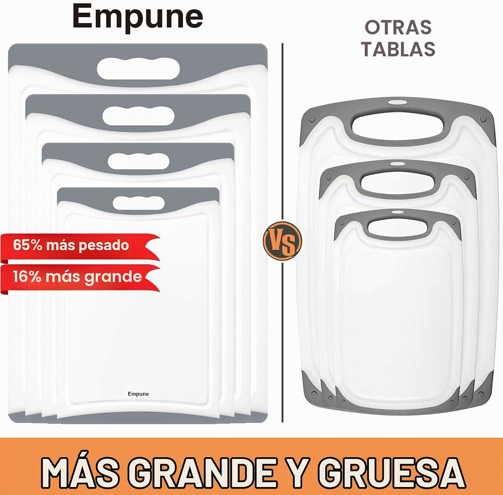 Tablas de cortar extra grandes, tablas de cortar de plástico para c...